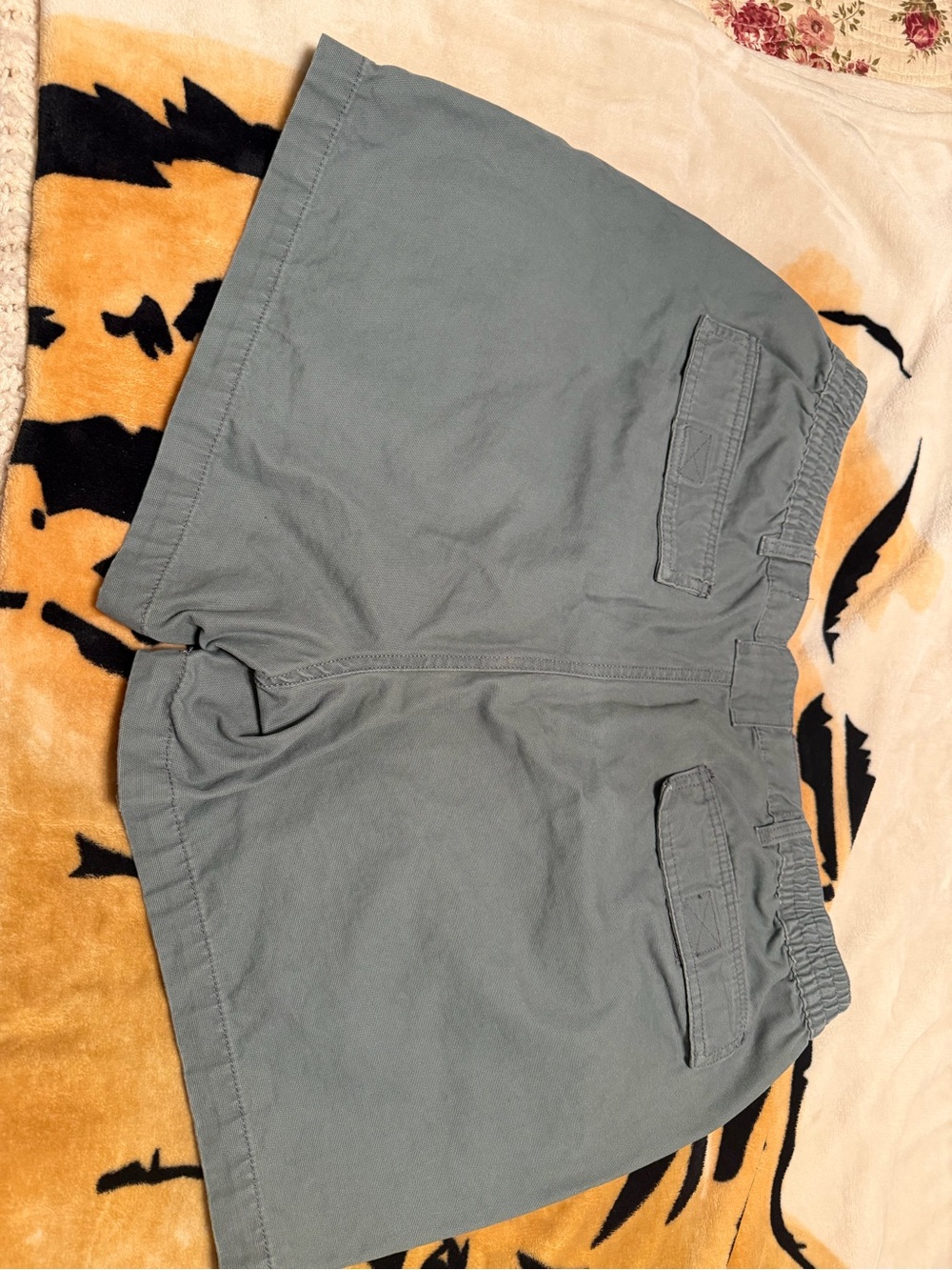 Men's Elastic-Waist Casual Shorts - Slate Gray